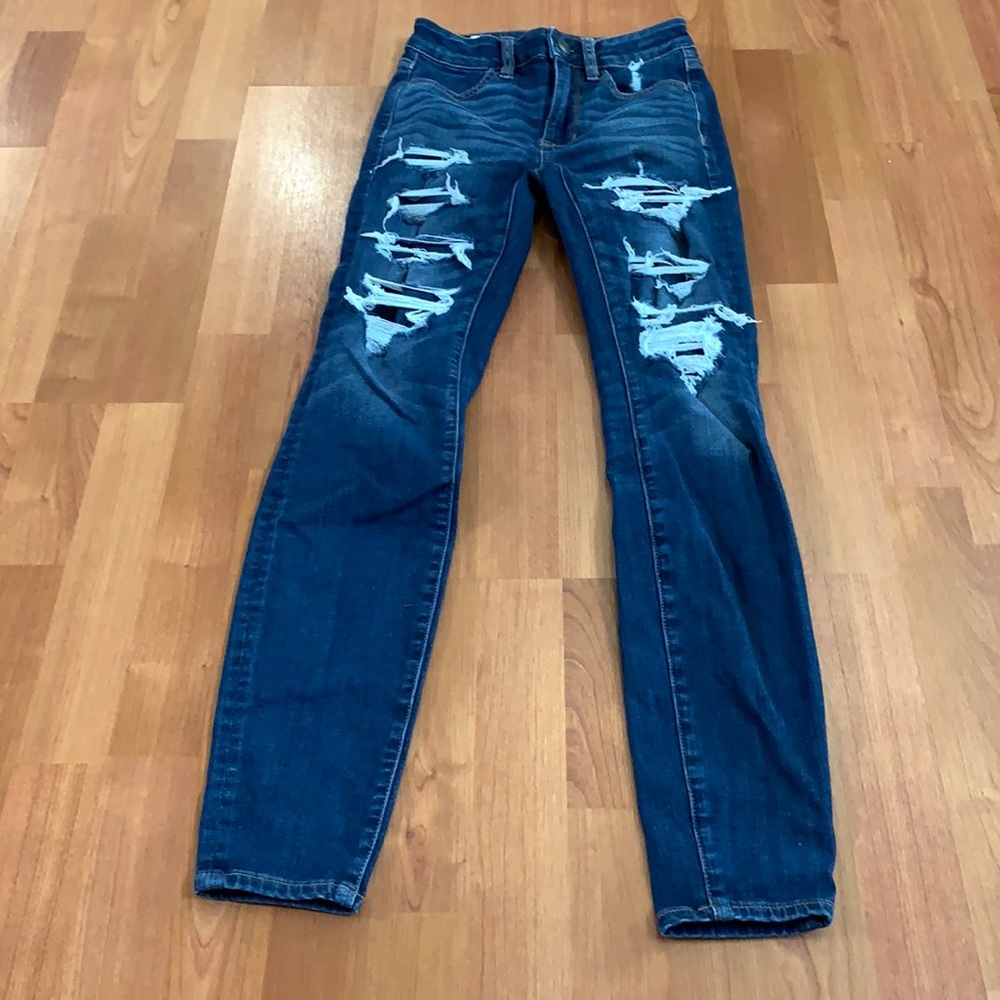 Womens American Eagle Jeans Size 00 Reg. Length Perfect for Growing Tween/Teens